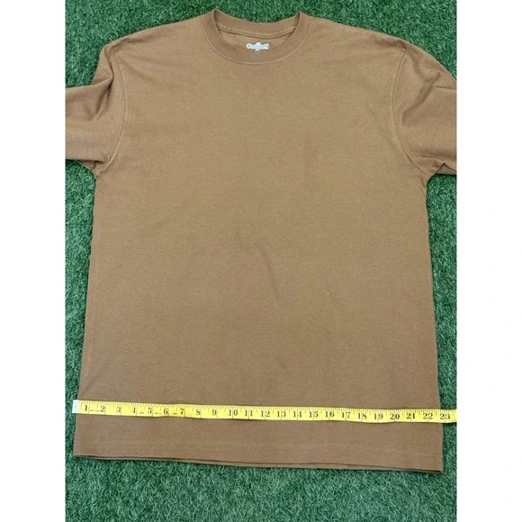 Carhartt Shirt Mens Medium Tan Work Wear Loose Fit Long Sleeve Base Layer - Picture 10 of 12